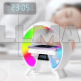 Ночник лампа колонка с беспроводной зарядкой G-Smart Light Sound Mini Machine XM-X63